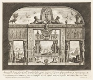 Gebundener Druck, Spaccato della bottega ad uso di caffè detta degl