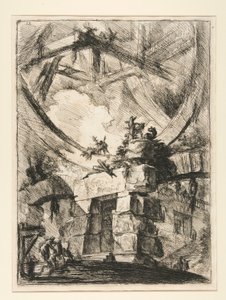 Carceri, IX: A Roda Gigante de Giovanni-Battista Piranesi