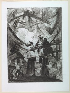 Série Carceri, Placa IX de Giovanni Battista Piranesi