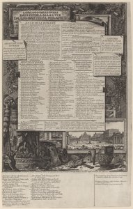Catálogo de Obras de Giovanni Battista Piranesi