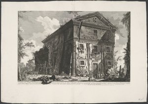 Kirche Sant’Urbano in Rom (Ansichten von Rom, Vedute di Roma disegnate ed incise da Giambattista Piranesi architetto Veneziano)