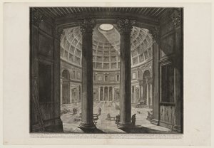 Interior do Panteão de Giovanni Battista Piranesi
