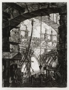 A grande praça de Giovanni Battista Piranesi