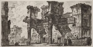 Parte do Fórum de Nerva de Giovanni Battista Piranesi