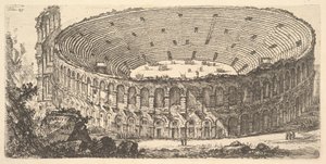 Ilustração 25: Anfiteatro de Verona Verona Amphitheatre, aprox. 1748 de Giovanni Battista Piranesi