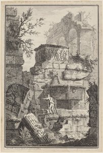 Ruínas de edifícios antigos de Giovanni Battista Piranesi