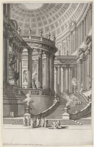 Antiker Tempel von Giovanni Battista Piranesi