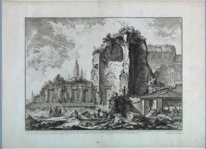 Templo de Vênus em Roma de Giovanni-Battista Piranesi