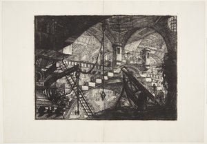 O arco com um ornamento de concha de Giovanni Battista Piranesi