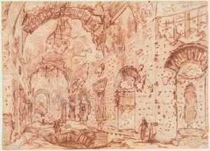 O "Canopus" da Villa Adriana no Tivoli de Giovanni Battista Piranesi