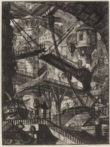 A ponte levadiça de Giovanni Battista Piranesi