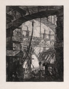A Grand Piazza, placa 4 de Carceri d de Giovanni-Battista Piranesi
