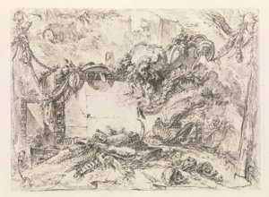 A Tábua Monumental, de Grotteschi (Grotescos) de Giovanni Battista Piranesi
