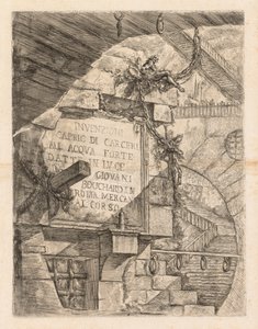 As Prisões, 1745-1750. de Giovanni Battista Piranesi