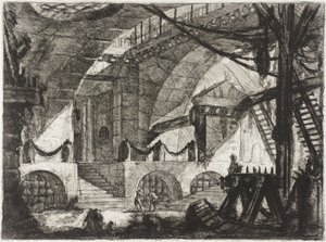 O cavalete de serrar de Giovanni Battista Piranesi
