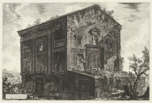 Tombe van Aspasia Annia Regilla te Rome
Vista do Templo do Cameno (título sobre o objecto)
Gezichten op Rome (título da série)
Vistas de Roma desenhadas e gravadas pelo arquitecto Giambattista Piranesi Ve(nez)iano (título da série) de Giovanni Battista Piranesi