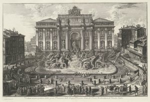 Trevifontein te Roma
Perspectiva da grande Fontana dell