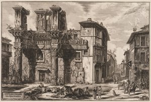 Vistas de Roma: Fórum de Nerva de Giovanni Battista Piranesi
