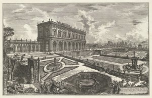 Villa Albani te Roma Vista da Villa dell