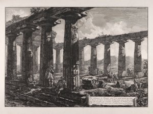 Vista interior do Templo, que o de Giovanni-Battista Piranesi
