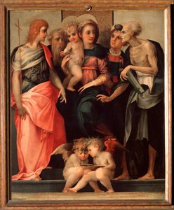 Santa Conversa (retábulo Ognissanti) - tempera sobre madeira, c.1518
