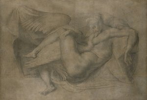 Leda e o Cisne de Giovanni Battista Rosso Fiorentino
