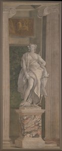 Aritmética, 1760 (afresco transferido para a tela) de Giovanni Battista Tiepolo