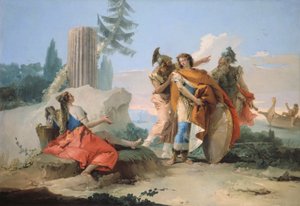 Armida abandonada por Rinaldo de Giovanni Battista Tiepolo