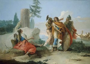 Armida abandonada por Rinaldo, 1742-45 de Giovanni Battista Tiepolo
