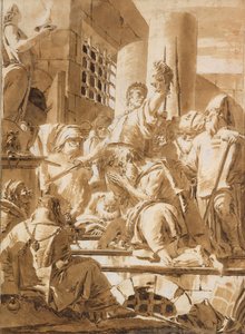 Decapitação de dois santos masculinos, 1696-1770. de Giovanni Battista Tiepolo