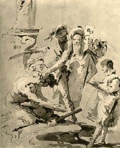 Decapitação de um santo, meados do século XVIII, 1928 de Giovanni Battista Tiepolo