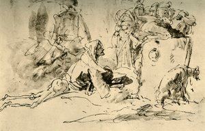 Capriccio, c1740s, 1928 de Giovanni Battista Tiepolo