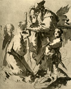 Dedicação de um jovem soldado, 1735-1740, 1928 de Giovanni Battista Tiepolo
