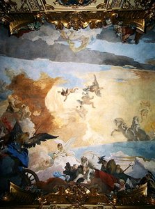 Detalhe do Curso do Sol, 1740 de Giovanni Battista Tiepolo
