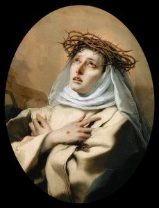 Santa Catarina de Siena. 1746  de Giovanni Battista Tiepolo
