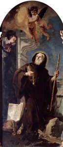 Êxtase de São Francisco de Paula, século XVIII de Giovanni Battista Tiepolo