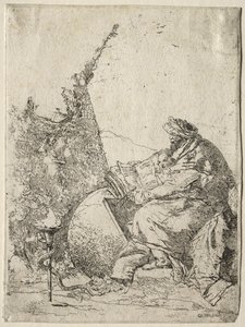 Fantasias: O Filósofo. de Giovanni Battista Tiepolo