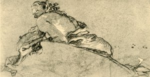 Fauno Feminino, c1761, 1928 de Giovanni Battista Tiepolo