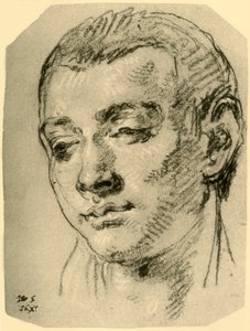 Cabeça de um menino, meados do século XVIII, 1928 de Giovanni Battista Tiepolo