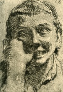 Cabeça de um menino rindo, meados do século XVIII, 1928 de Giovanni Battista Tiepolo