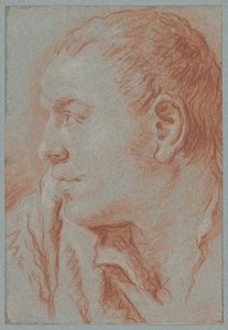 Cabeça de um jovem no perfil de Giovanni Battista Tiepolo