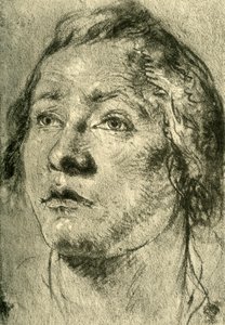 Cabeça de um jovem, meados do século XVIII, 1928 de Giovanni Battista Tiepolo