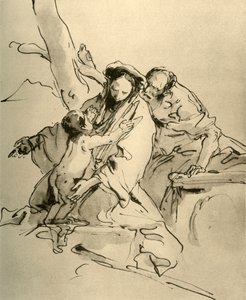Sagrada Família, meados do século XVIII, 1928 de Giovanni Battista Tiepolo