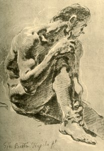 Nu sentado, 1715-1716, 1928