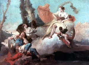 Rinaldo Encantado por Armida 1742-1745 de Giovanni Battista Tiepolo