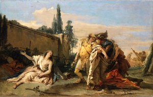 A despedida de Rinaldo de Armida de Giovanni Battista Tiepolo