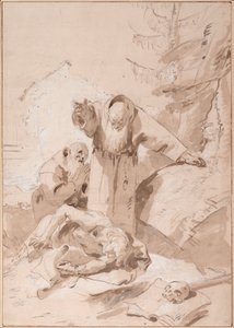 São Fidelis de Sigmarigen e São José de Leonessa de Giovanni Battista Tiepolo
