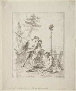 Scherzi di Fantasia: O Sátiro Feliz e a sua Família de Giovanni Battista Tiepolo