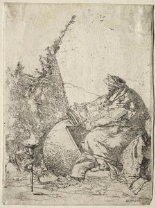 Scherzi di Fantasia: O Filósofo de Giovanni Battista Tiepolo