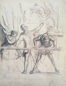 Estudo, século XVIII. de Giovanni Battista Tiepolo